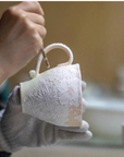 【10ヶ月待ち】瀬戸焼 工房ゆずりは 抹茶碗 色彩花