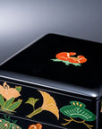 (受注生産品)秀衡塗 古代漆絵重箱 5.5寸