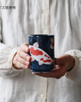 美濃焼 寿司湯呑 錦鯉(NISHIKI GOI)