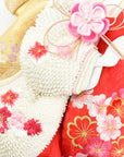 押絵羽子板 刺繍すみれ桜 極上小窓桜