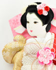 押絵羽子板 刺繍すみれ桜 極上小窓桜