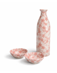 (入荷待ち)美濃焼 桜染め付け酒器セット(ギフトBOX付き)