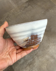 萩焼 お祝い夫婦茶碗 二彩 (化粧箱)