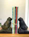 高岡銅器 OMOSHI Bookend Section 「寄り添い犬」