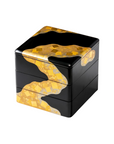 (受注生産品)秀衡塗 重箱 金雲 5.5寸
