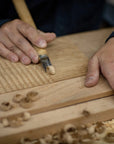 TSUKI-JIRI WOOD PLATE 木彫り S/M
