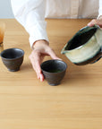 波佐見焼 片口抹茶碗3点セット