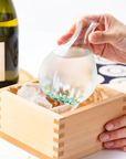 (販売終了)津軽びいどろ 酒器 みずばしょう酒器セット