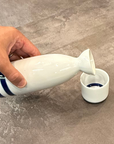 美濃焼 利き酒 蛇の目酒器セット 　