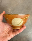 波佐見焼  夫婦茶碗 月映え　焼締/黒焼締