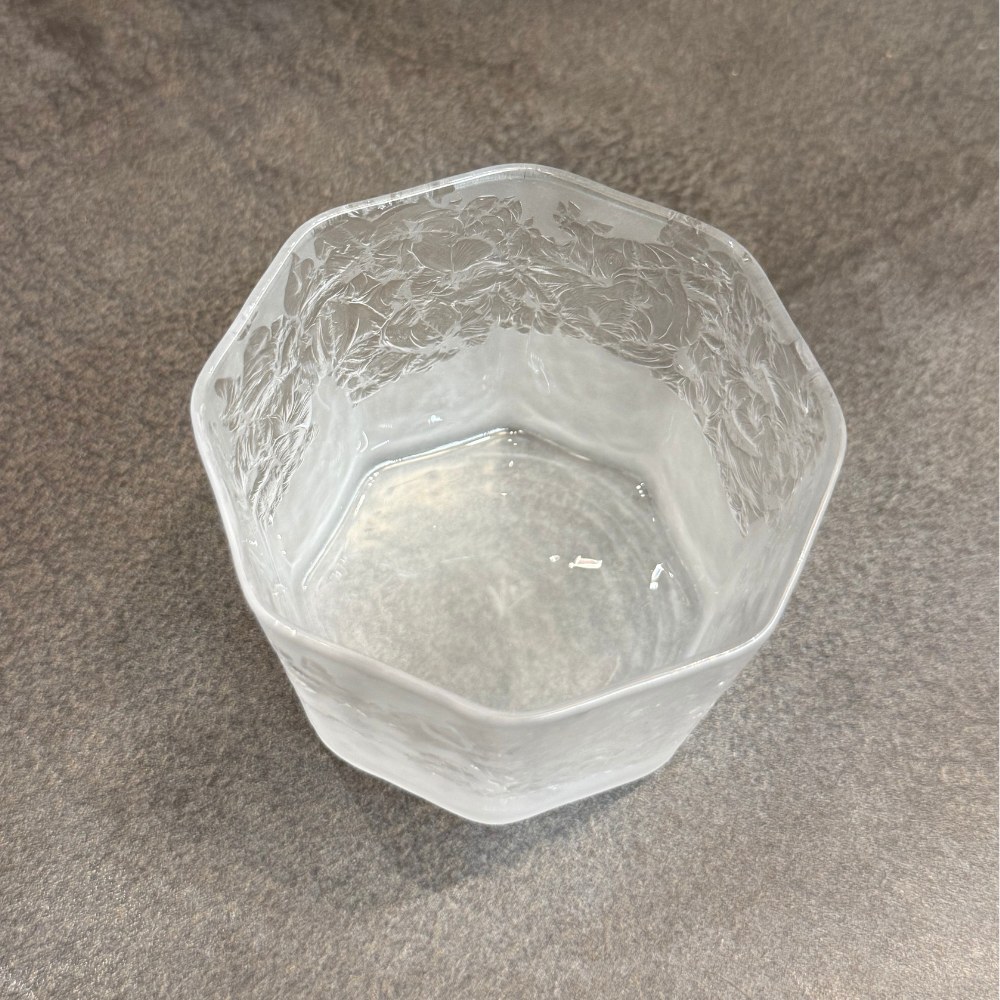 結霜月華  ビアグラス 一対来徳 華雪 ペアセット