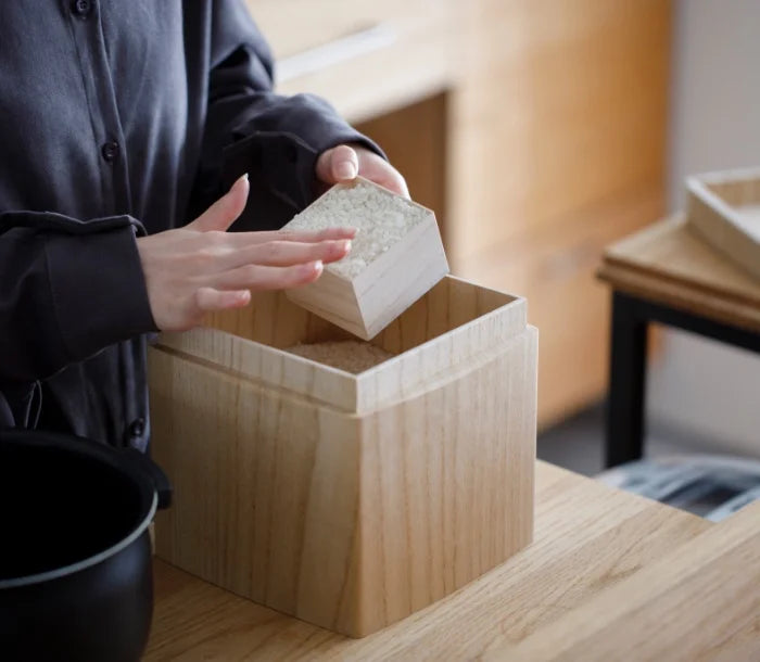【受注生産】RICE STOCKER 米びつ ライスストッカー 蜜蝋
