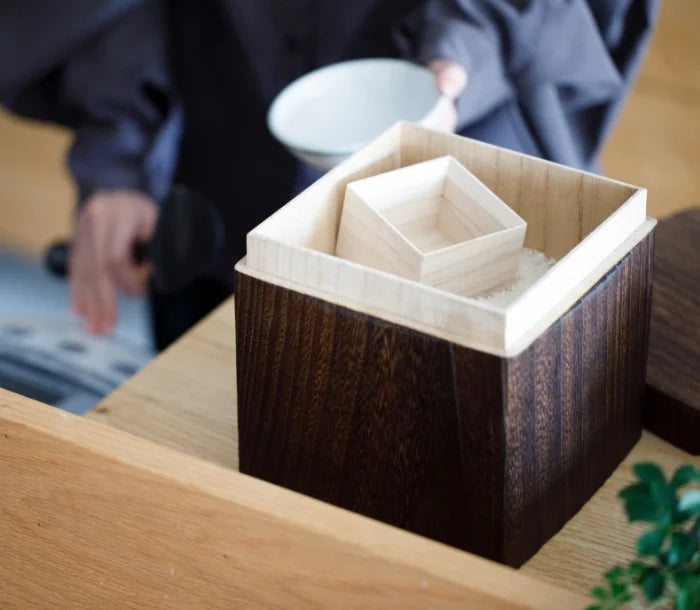 【受注生産】RICE STOCKER 米びつ ライスストッカー 焼桐