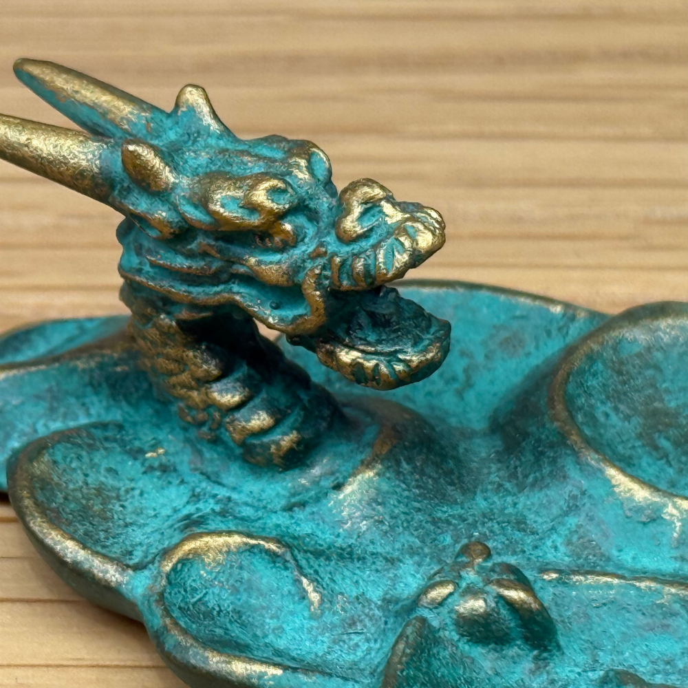 高岡銅器 香皿 雲龍（UNRYU）
