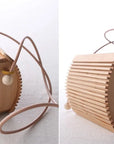 【受注生産】杉BAG DOME shoulder（杉 ドーム ショルダーバッグ）