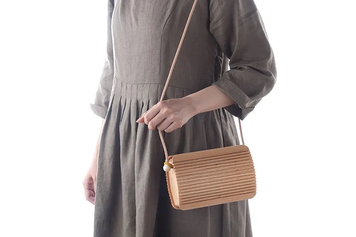 【受注生産】杉BAG DOME shoulder（杉 ドーム ショルダーバッグ）