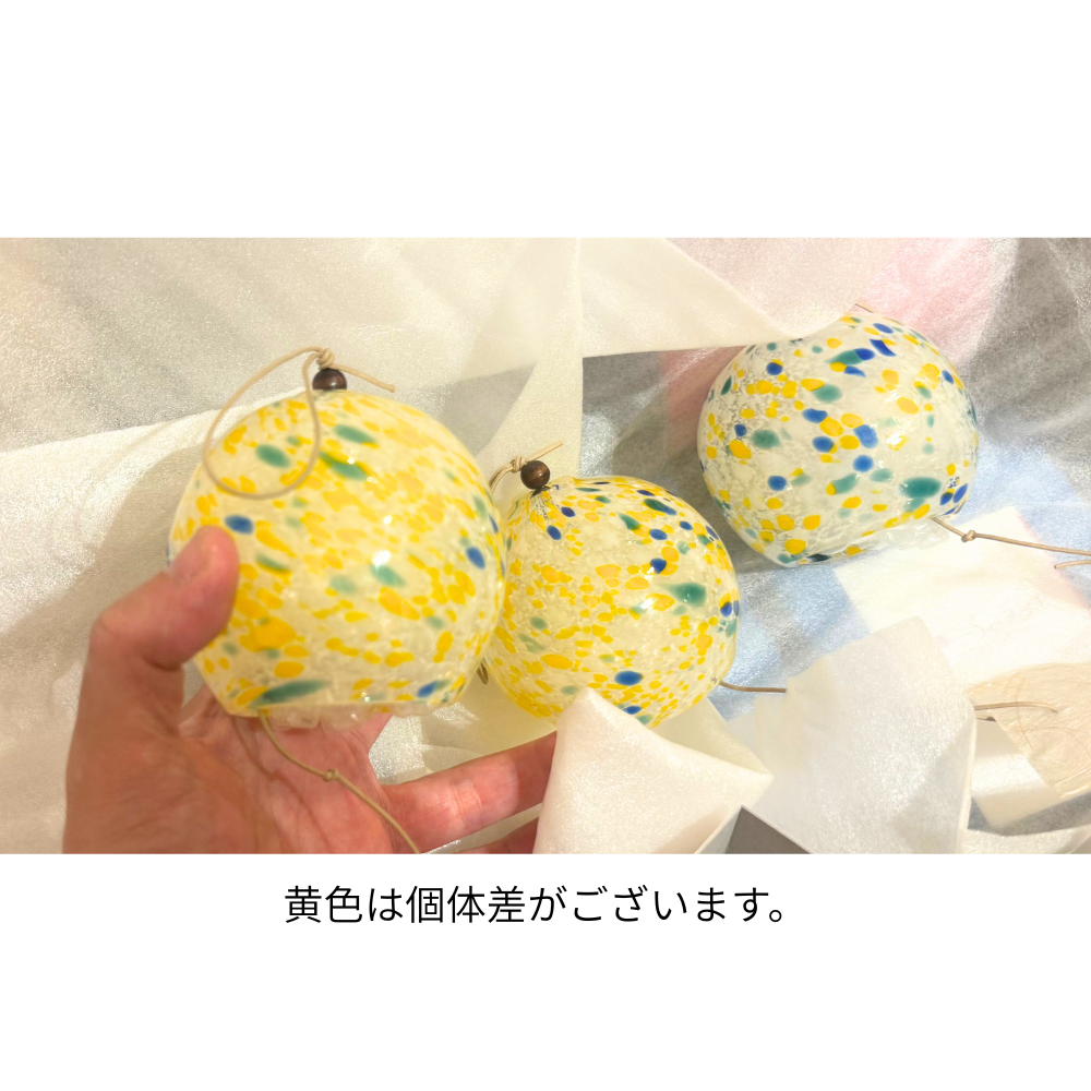 博多風鈴 花火 宙吹き製法