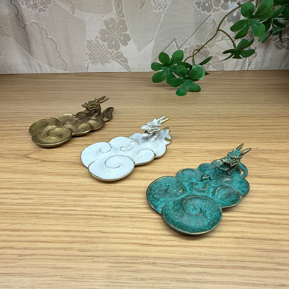高岡銅器 香皿 雲龍（UNRYU）