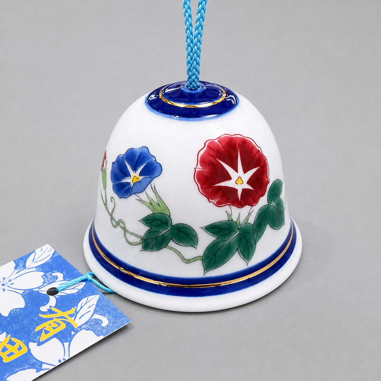 有田風鈴 四季絵（朝顔・金魚・山葡萄）