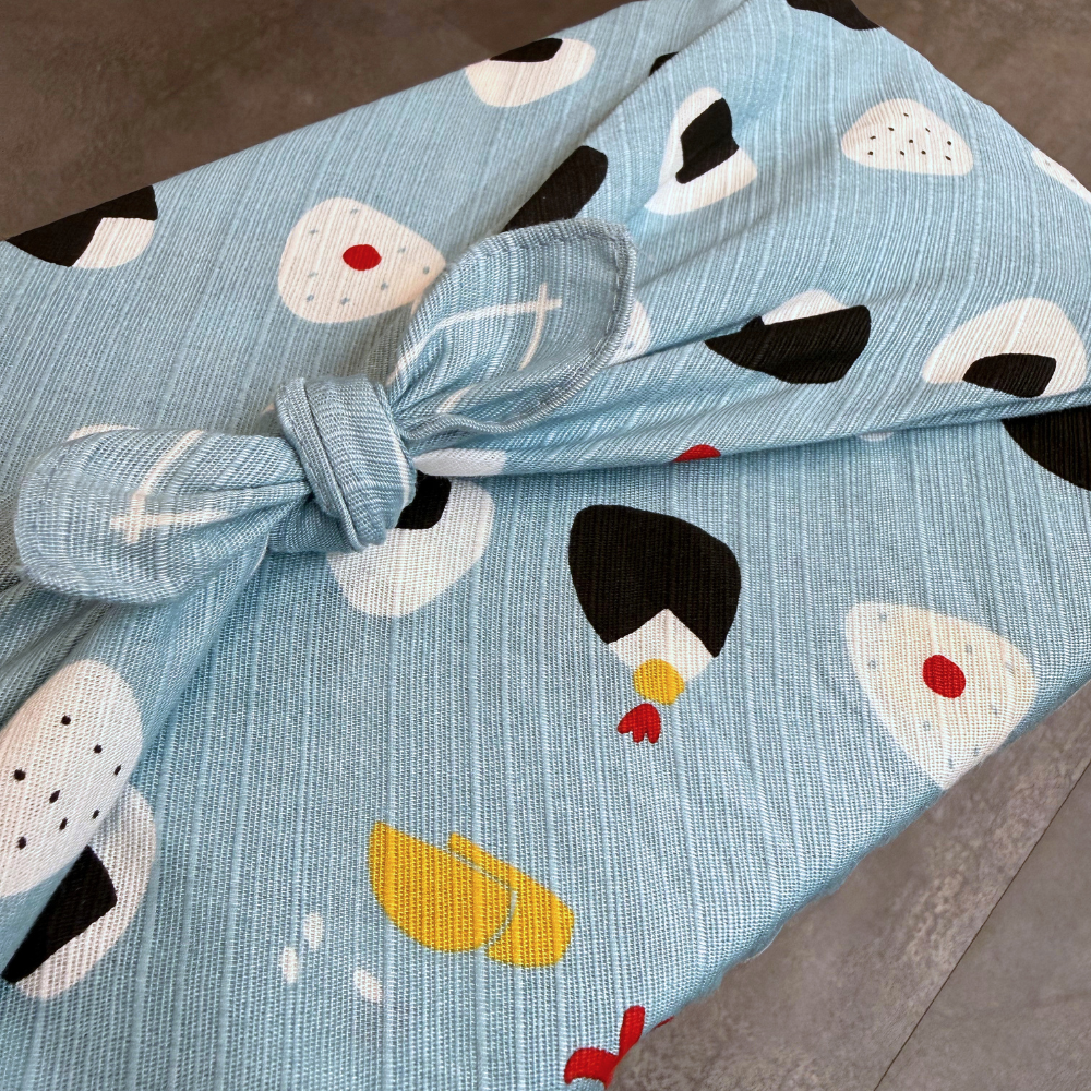 【オプション】お弁当箱・夫婦箸専用 風呂敷 おむすびならべ