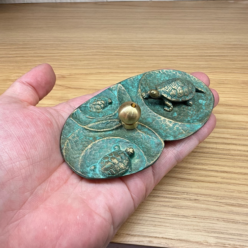 高岡銅器 香皿 亀（KAME）