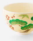 清水焼 京焼 抹茶碗 金彩松竹梅