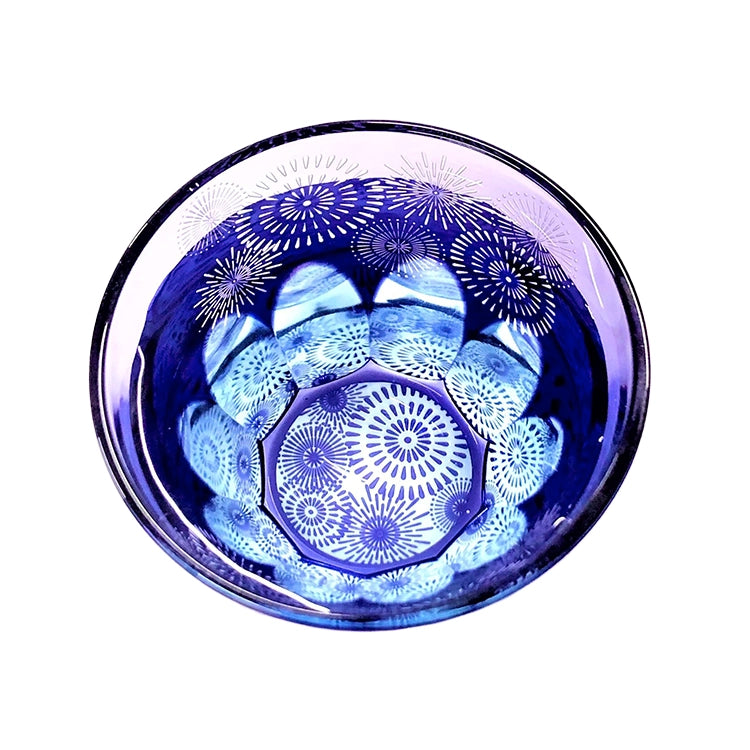 江戸切子  砂切子 花火