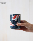 美濃焼 寿司湯呑 錦鯉（NISHIKI GOI)