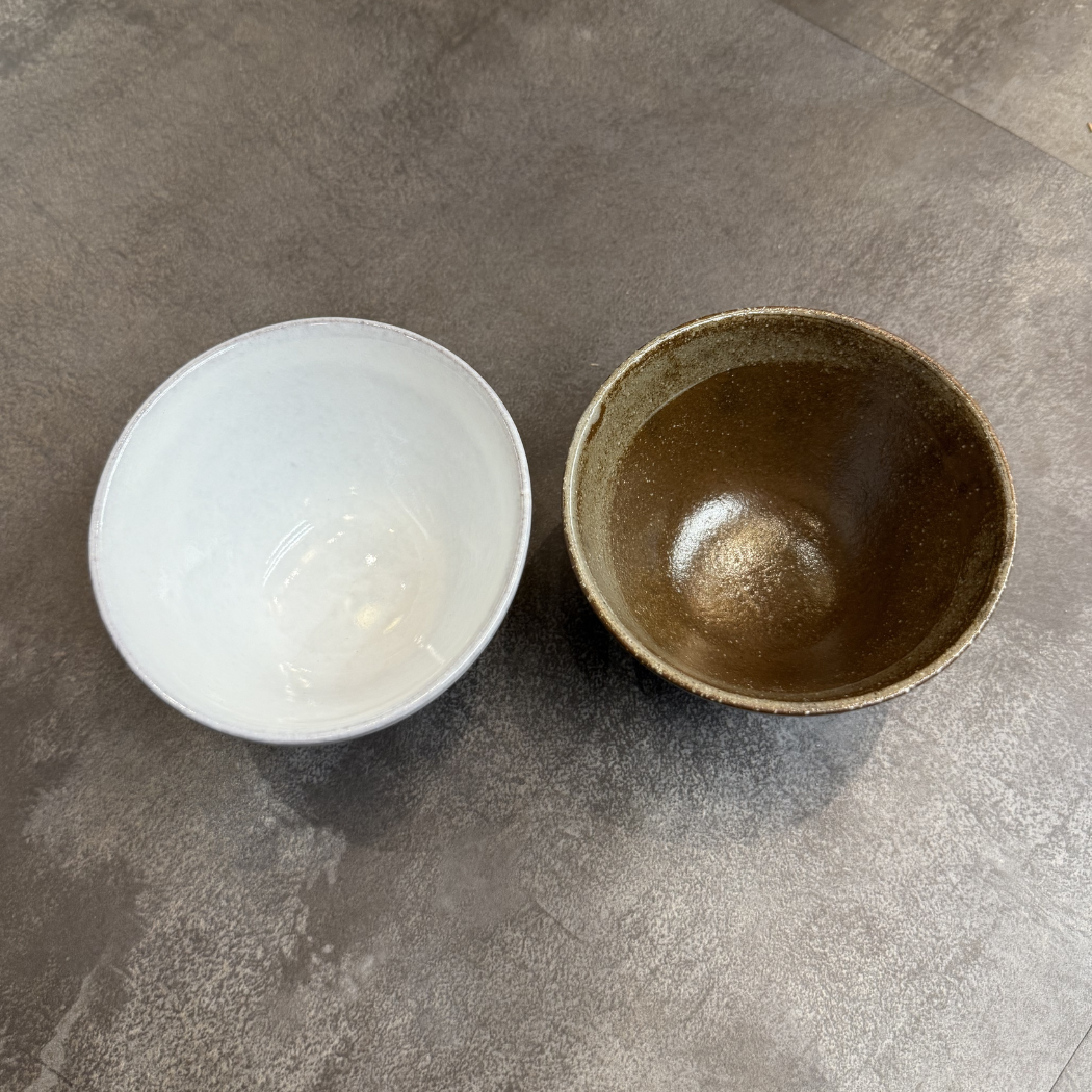 萩焼 お祝い夫婦茶碗　二彩 （化粧箱）