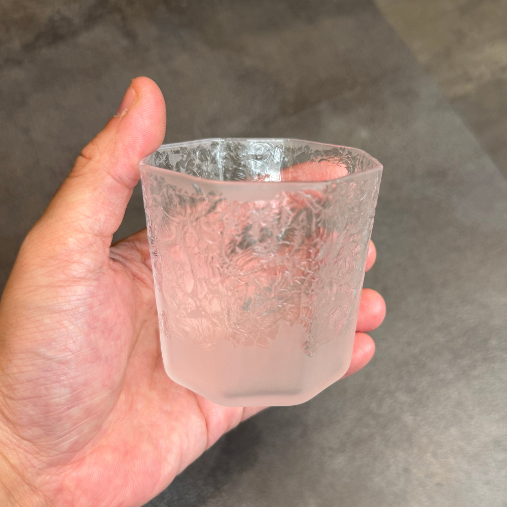 結霜月華  ビアグラス 一対来徳 華雪 ペアセット