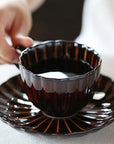 美濃焼 ぎやまん陶 コーヒーカップ＆ソーサー ギフトセット