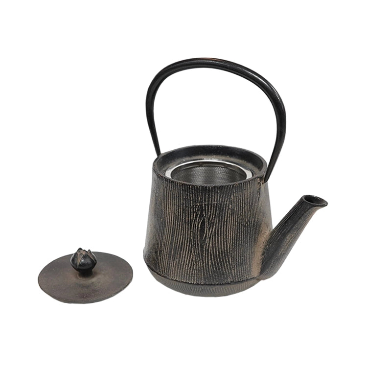 南部鉄器 及富 鉄瓶 ウッドグレイン 0.6L（IH対応）