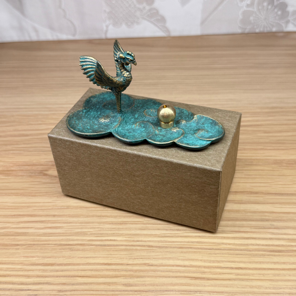 高岡銅器 香皿 鳳凰（HOUOU）