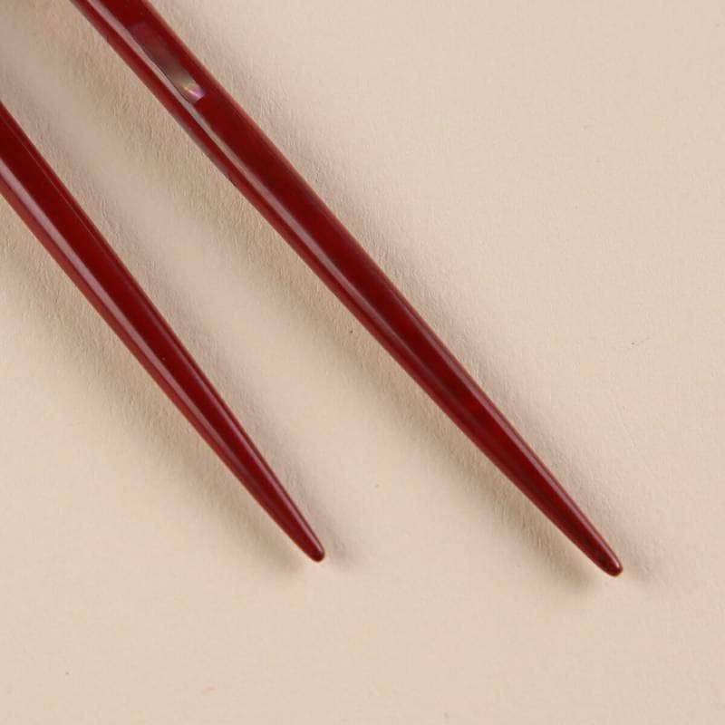（販売終了）若狭塗り 夫婦箸 貝きりこ 23.5cm/21.5cm 桐箱入り