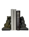 高岡銅器　OMOSHI Bookend Section　「寄り添い犬」