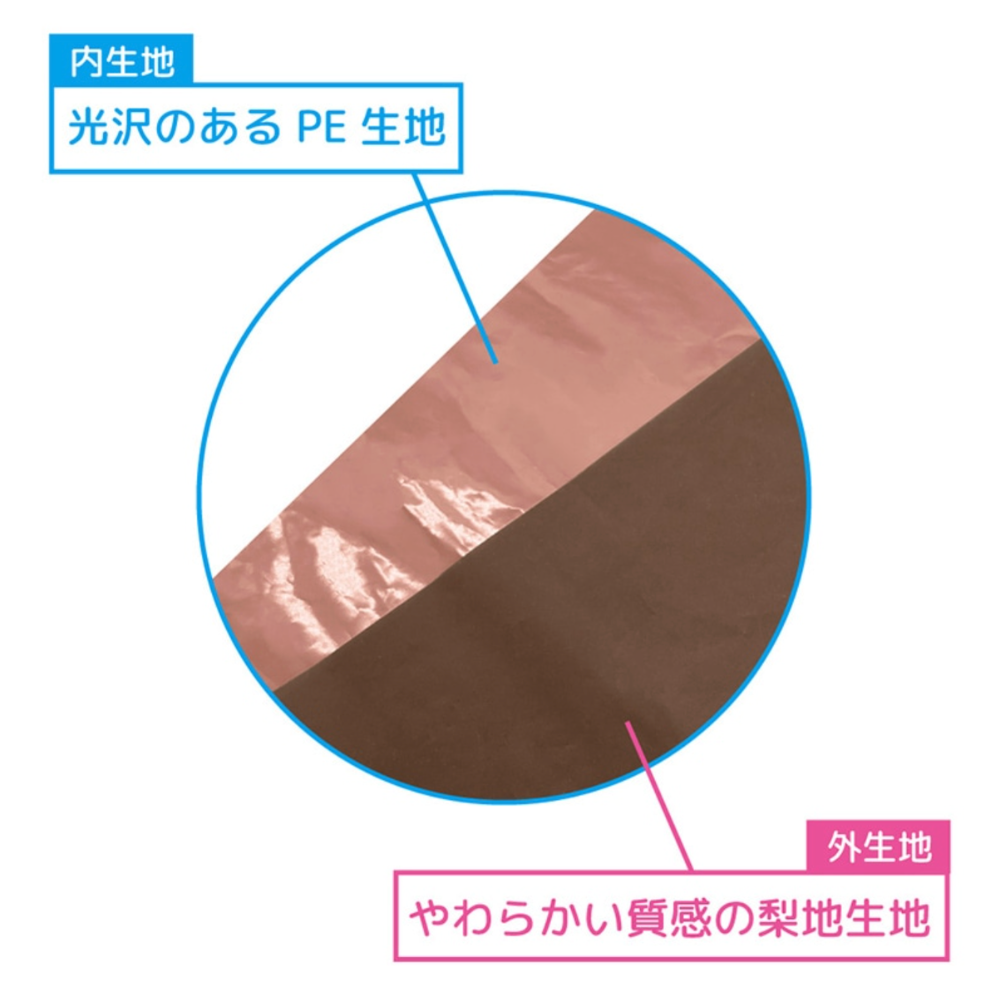 【オプション】リュクスラッピング　Brown×Pink gold