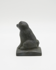 高岡銅器　OMOSHI Bookend Section　「寄り添い犬」