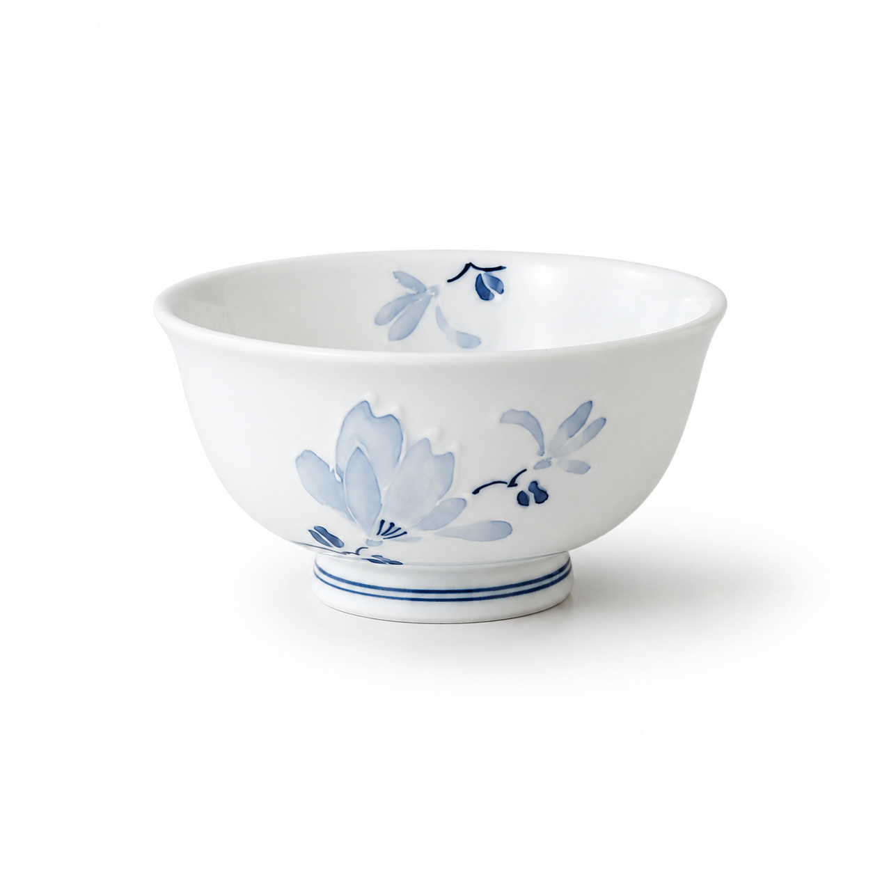 波佐見焼 夫婦茶碗 辻が花 軽量飯碗