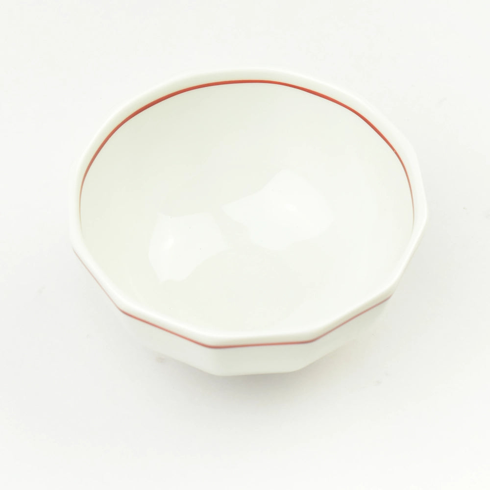 有田焼 点十草 夫婦茶碗 青/赤