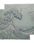 三州瓦 JAPAN KAWARA 波と富士