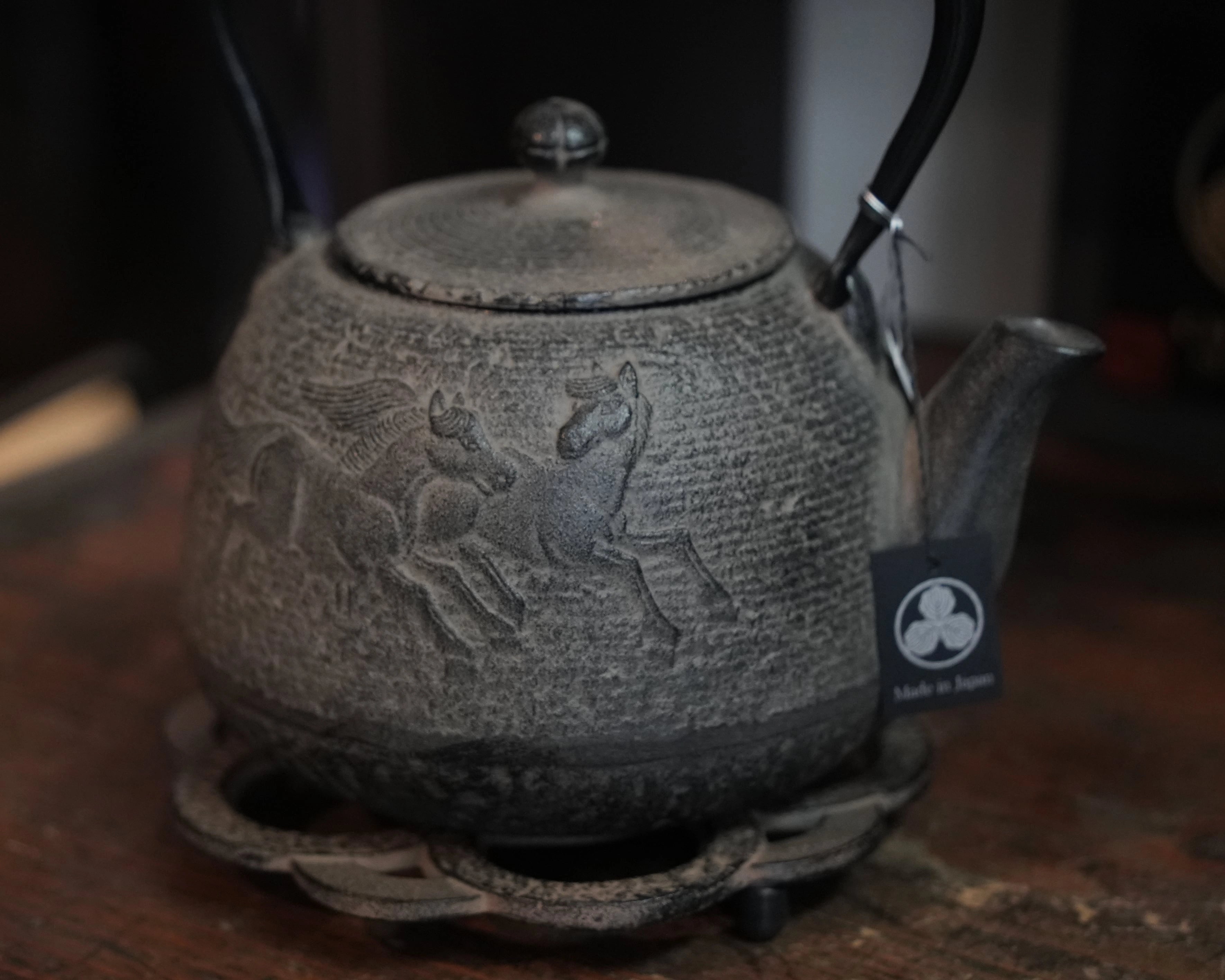 南部鉄器 及富 鍋敷き 花丸