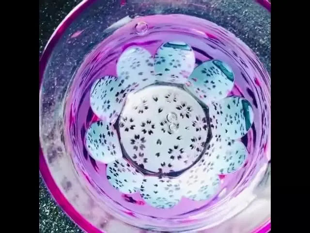 江戸切子 砂切子 サクラサク