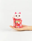 江戸木目込人形 招き猫 振袖