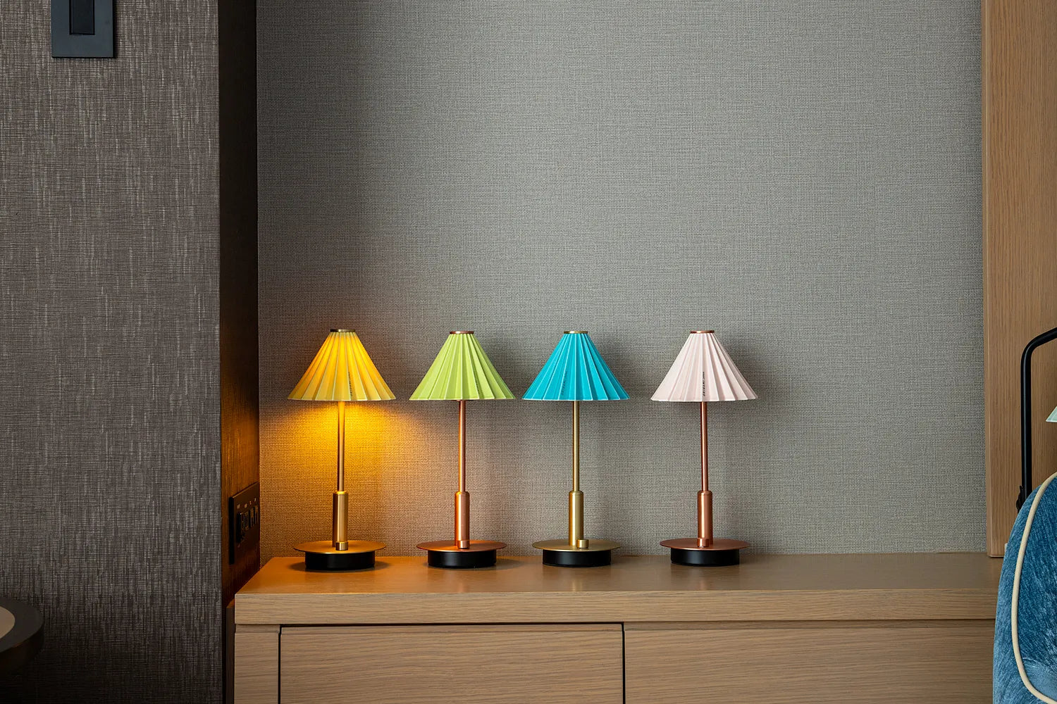 ポータブルライト ORIGAMI LAMP ブラス×マットカラー