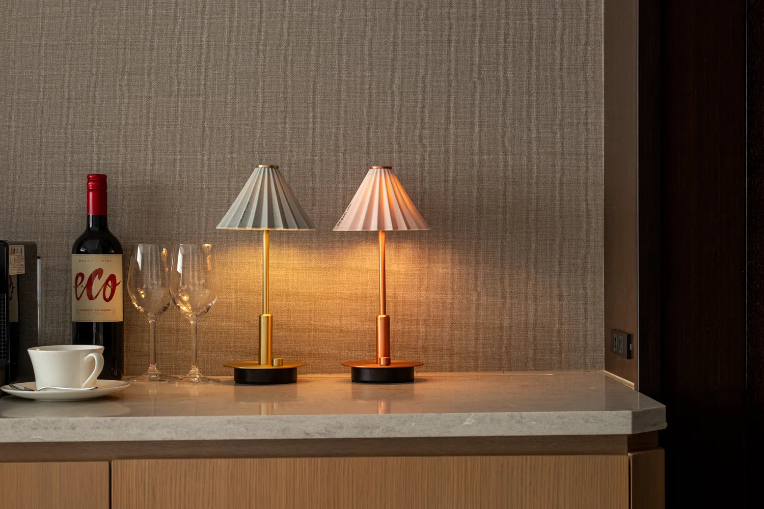 ポータブルライト ORIGAMI LAMP ブラス×マットカラー