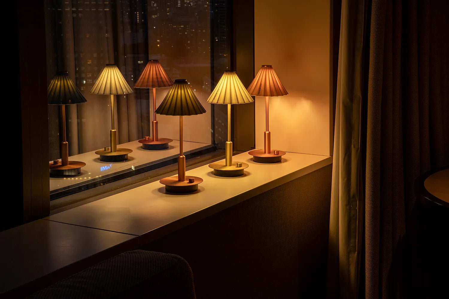 ポータブルライト ORIGAMI LAMP ブラス×マットカラー
