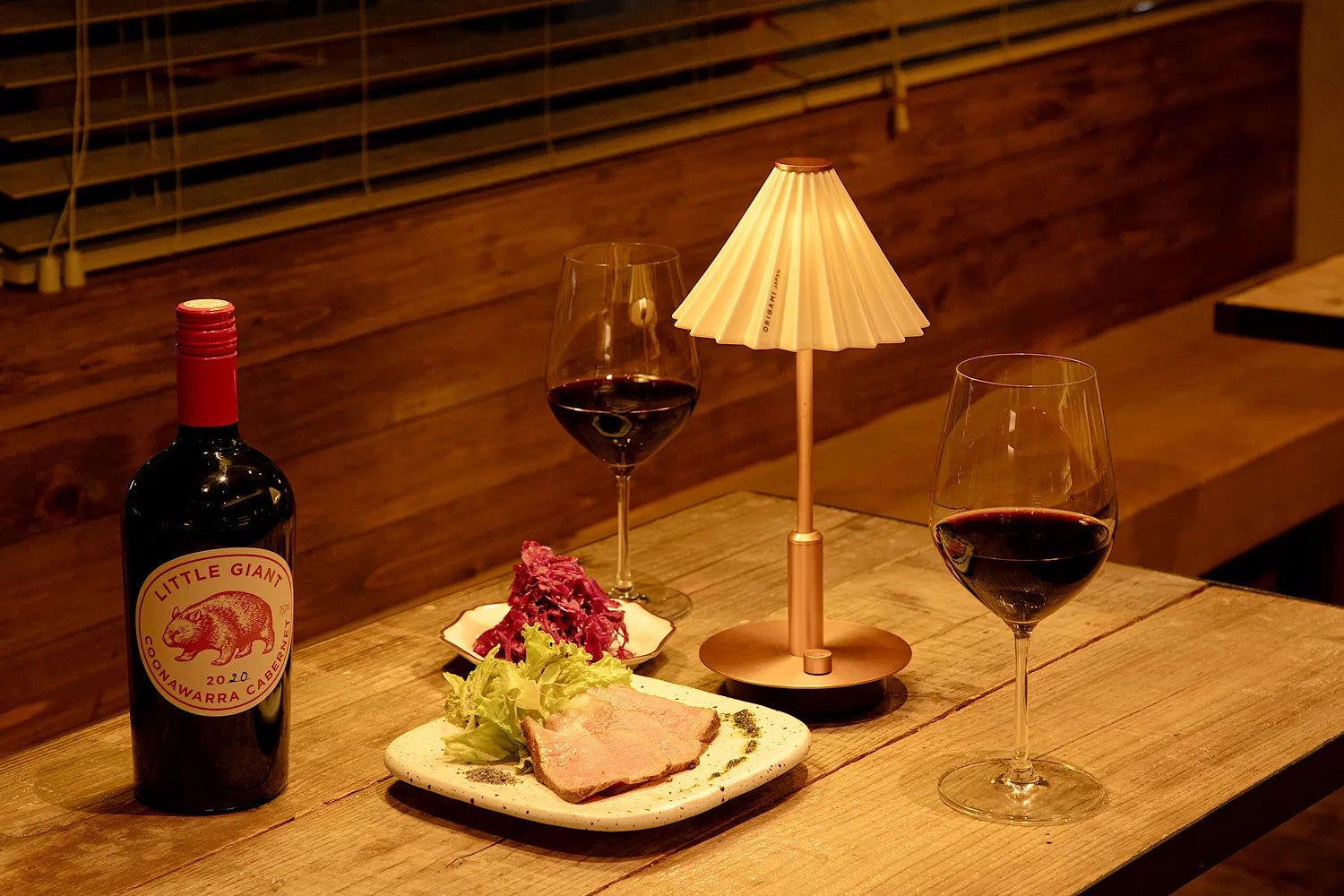 ポータブルライト ORIGAMI LAMP ブラス×マットカラー