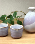 萩焼 椿秀窯  萩むらさき 酒器セット 300cc/70cc