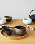 波佐見焼  片口抹茶碗3点セット