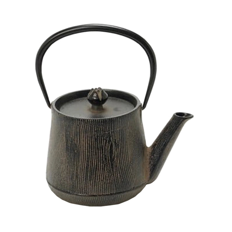 南部鉄器 及富 鉄瓶 ウッドグレイン 0.6L（IH対応）